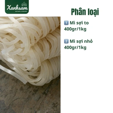 Mì Gạo Tâm Thủy Bắc Giang - Sợi Sợi To v Nhỏ, Natural Organic, Giá 36.250₫ 8