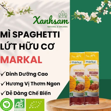 Mì Spaghetti Lứt Hữu Cơ Markal EU Organic XanhSam Natural - Giá 108.500₫