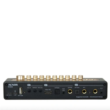 Mic Karaoke ACNOS MI30S V2 – Bluetooth & UHF không dây, Vàng số chỉnh cơ, giá 2,300,000₫