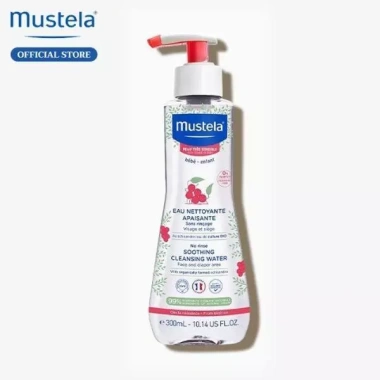 Michibaby Nước Làm Sạch Thay Tã Mustela - Mặt Bé Sơ Sinh 0, Cần Rửa Lại MC398 6