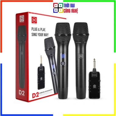 Micro không dây Alpha Works D2 karaoke chính hãng - New 100% - Bảo hành 12 tháng, giảm giá 2,339,000 VND