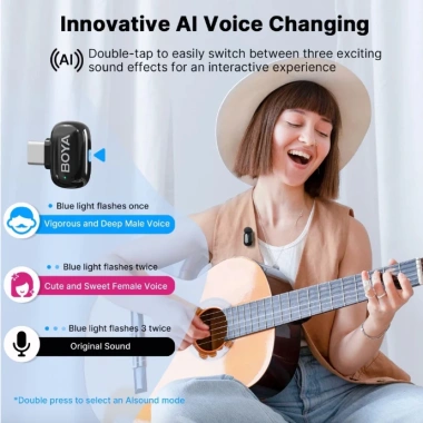 Micro không dây BOYA Mini chống ồn cài áo – Thu âm livestream, bảo hành 12 tháng 3 Micro không dây BOYA Mini chống ồn cài áo – Thu âm livestream, bảo hành 12 tháng 3