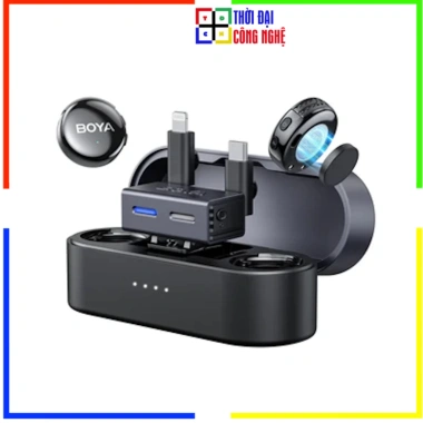 Micro không dây cài áo BOYALINK 3-01 2TX/4RX Type C, chân L, kết nối 8 thiết bị - 3.09 triệu