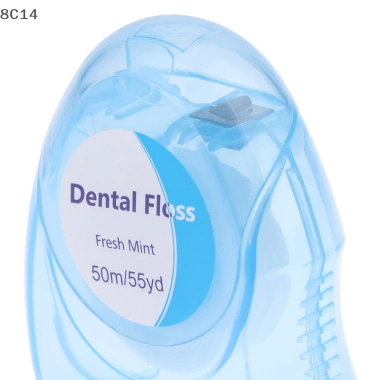 Micro Wax Bạc Hà 50M – Đánh bóng, làm sạch kẽ răng, Flos Pick 8C, dây sạch
