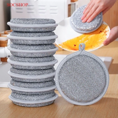 Miếng Bọt Biển 3 Lớp Rửa Chén Bát, Cọ Xoong Tạo Bọt, Sợi Kim Loại - Giá 25.900 2