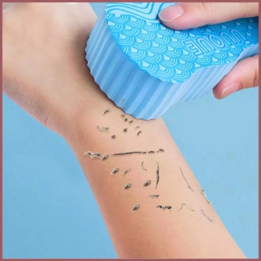 Miếng bọt biển tắm bé mềm hai mặt – Bàn chải tắm nhẹ nhàng, phụ kiện 48.400₫ 9
