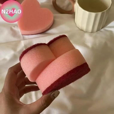 Miếng Bọt Biển Trái Tim 10 Cái N2HAO Khử Nhiễm, Chịu Nhiệt, Dễ Thương Nhà Bếp 7 Miếng Bọt Biển Trái Tim 10 Cái N2HAO Khử Nhiễm, Chịu Nhiệt, Dễ Thương Nhà Bếp 7