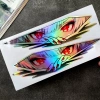 Miếng Dán Anime JDM Cô Gái Mắt Phản Quang Chống Thấm Nước 2 Xe Máy Trang Trí 3