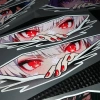 Miếng Dán Anime JDM Cô Gái Mắt Phản Quang Chống Thấm Nước 2 Xe Máy Trang Trí 5