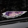 Miếng Dán Anime JDM Cô Gái Mắt Phản Quang Chống Thấm Nước 2 Xe Máy Trang Trí 6
