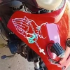Miếng dán Chúa Giêsu Xe máy Phước lành, chống thấm, trang trí đầu fender - Giá 72.754₫ 9