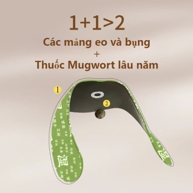 Miếng Dán Giảm Béo Ngải Cứu Thảo Dược Đốt Cháy Mỡ Làm Thon Gọn Bụng Chiết Xuất Tự Nhiên Giá Khuyến Mãi 73.445 VND