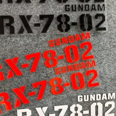 Miếng Dán GUNDAM RX-78-02 Phản Quang Chống Thấm Nước Vinyl Cho Xe Máy Độ Bền Cao 3 Miếng Dán GUNDAM RX-78-02 Phản Quang Chống Thấm Nước Vinyl Cho Xe Máy Độ Bền Cao 3