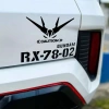 Miếng Dán GUNDAM RX-78-02 Phản Quang Chống Thấm Nước Vinyl Cho Xe Máy Độ Bền Cao 9