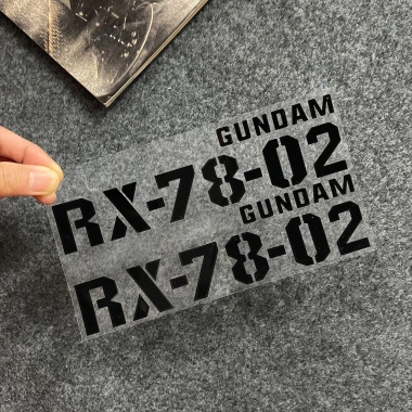 Miếng Dán GUNDAM RX-78-02 Phản Quang Chống Thấm Nước Vinyl Cho Xe Máy Độ Bền Cao 10 Miếng Dán GUNDAM RX-78-02 Phản Quang Chống Thấm Nước Vinyl Cho Xe Máy Độ Bền Cao 10