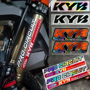 Miếng Dán KYB Logo Đua Xe Phản Quang Chống Thấm Nước Vinyl Cho Honda Yamaha KTM
