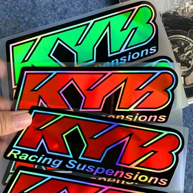 Miếng Dán KYB Logo Đua Xe Phản Quang Chống Thấm Nước Vinyl Cho Honda Yamaha KTM