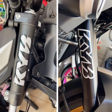 Miếng Dán KYB Logo Đua Xe Phản Quang Chống Thấm Nước Vinyl Cho Honda Yamaha KTM