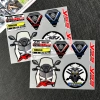 Miếng Dán Logo Phản Quang Chống Thấm Nước Vinyl cho Yamaha XMAX 125/250/300 Fender Bên Thân 9