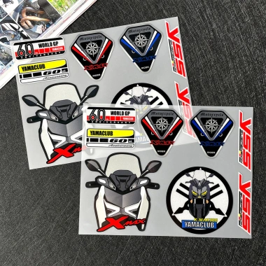 Miếng Dán Logo Phản Quang Chống Thấm Nước Vinyl cho Yamaha XMAX 125/250/300 Fender Bên Thân