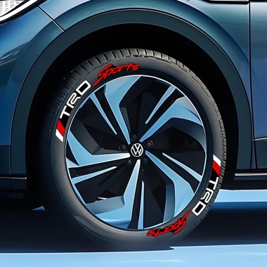 Miếng Dán Lốp Xe Thể Thao TRD 3D Cao Su Chống Thấm Nước cho Toyota GR Camry Supra Hilux – 101.503₫ 4