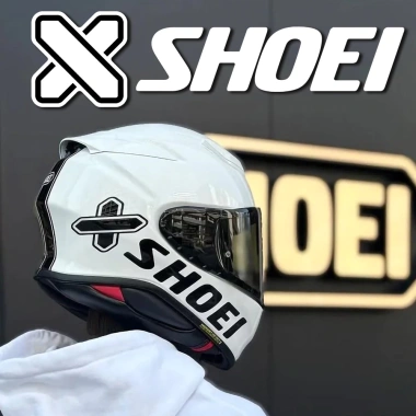 Miếng Dán Mũ Bảo Hiểm SHOEI Phản Quang Chống Thấm Nước Vinyl Decal Logo Xe Tay