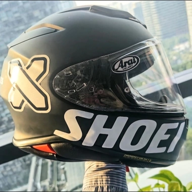 Miếng Dán Mũ Bảo Hiểm SHOEI Phản Quang Chống Thấm Nước Vinyl Decal Logo Xe Tay