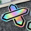 Miếng Dán Mũ Bảo Hiểm SHOEI Phản Quang Chống Thấm Nước Vinyl Decal Logo Xe Tay 7
