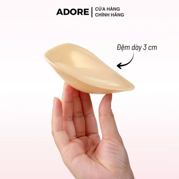 Hình ảnh sản phẩm Miếng dán nâng ngực tam giác Adore keo 2 mặt - Hỗ trợ nâng ngực, tạo khe, cao cấp