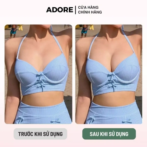Hình ảnh sản phẩm Miếng dán nâng ngực tam giác Adore keo 2 mặt - Hỗ trợ nâng ngực, tạo khe, cao cấp
