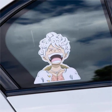Miếng Dán One Piece Phản Quang Vinyl Chống Nước Chống Trầy Cho Xe Hơi Xe Máy - Luffy Gear 5 - Giá 60.961₫