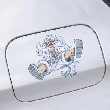 Miếng Dán One Piece Phản Quang Vinyl Chống Nước Chống Trầy Cho Xe Hơi Xe Máy - Luffy Gear 5 - Giá 60.961₫