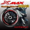Miếng Dán Phản Quang Chống Thấm Nước Vinyl cho Yamaha XMAX 125/250/300 – 15'' Trước, 14'' Sau