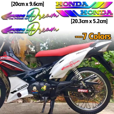 Miếng Dán Phản Quang Thấm Nước Cho Honda XRM125 - Đầu Thân và Bảng Trang Trí