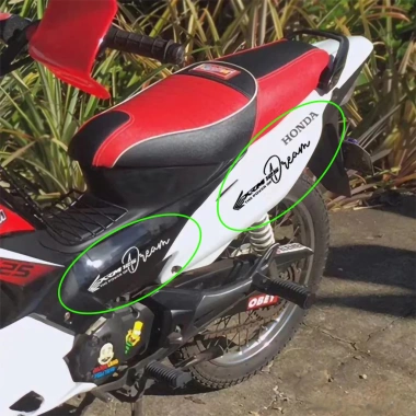 Miếng Dán Phản Quang Thấm Nước Cho Honda XRM125 - Đầu Thân và Bảng Trang Trí