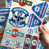 Miếng Dán PVC MARTINI Cho Xe Địa Hình, Motocross, Laptop, Mũ Bảo Hiểm – Thiết Kế LANCIA, Giá Ưu Đãi 113.757₫