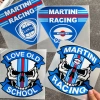 Miếng Dán PVC MARTINI Cho Xe Địa Hình, Motocross, Laptop, Mũ Bảo Hiểm – Thiết Kế LANCIA, Giá Ưu Đãi 113.757₫ 3