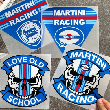 Miếng Dán PVC MARTINI Cho Xe Địa Hình, Motocross, Laptop, Mũ Bảo Hiểm – Thiết Kế LANCIA, Giá Ưu Đãi 113.757₫