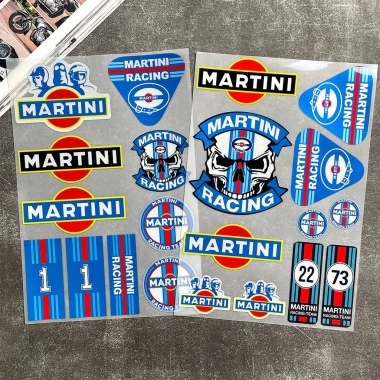 Miếng Dán PVC MARTINI Cho Xe Địa Hình, Motocross, Laptop, Mũ Bảo Hiểm – Thiết Kế LANCIA, Giá Ưu Đãi 113.757₫