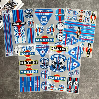 Miếng Dán PVC MARTINI Cho Xe Địa Hình, Motocross, Laptop, Mũ Bảo Hiểm – Thiết Kế LANCIA, Giá Ưu Đãi 113.757₫
