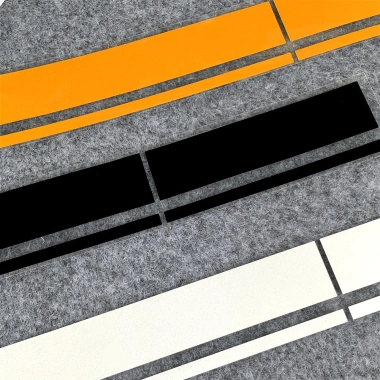 Miếng dán vintage xe máy dải bình nhiên liệu phản quang - decal racer, trang trí mũ bảo hiểm, giảm giá 60.281₫