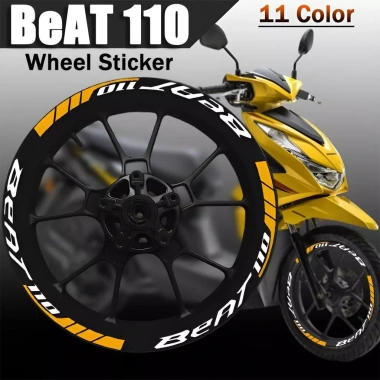 Miếng Dán Vinyl Phản Quang Chống Thấm Nước Honda Beat 110 Bánh Vành Trung Tâm