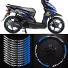 Miếng Dán Vinyl Phản Quang Chống Thấm Nước Honda Beat 110 Bánh Vành Trung Tâm 5