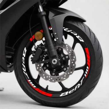 Miếng Dán Vinyl Phản Quang Chống Thấm Nước Honda Beat 110 Bánh Vành Trung Tâm