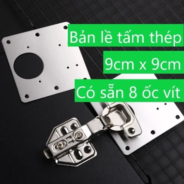 Miếng đệm bản lề inox không gỉ chất lượng cao kèm 8 vít - Giá 7.500₫ giảm 3