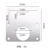 Miếng đệm bản lề inox không gỉ chất lượng cao kèm 8 vít - Giá 7.500₫ giảm 5