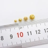 Miếng Đệm Hạt 14K Vàng 100 chiếc - Bảo quản, tự làm vòng tay, vòng cổ thời trang 2