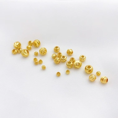 Miếng Đệm Hạt 14K Vàng 100 chiếc - Bảo quản, tự làm vòng tay, vòng cổ thời trang 5