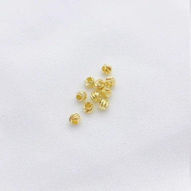 Miếng Đệm Hạt 14K Vàng 100 chiếc - Bảo quản, tự làm vòng tay, vòng cổ thời trang 6