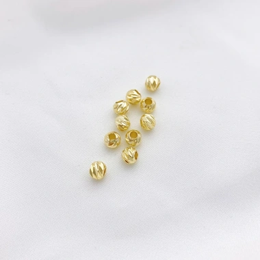 Miếng Đệm Hạt 14K Vàng 100 chiếc - Bảo quản, tự làm vòng tay, vòng cổ thời trang 7